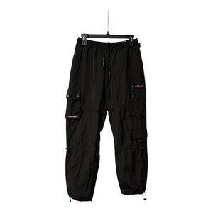 BeenTrill Cargo Pants Black Men’s Size M Multipocket Streetwear Nylon Utility